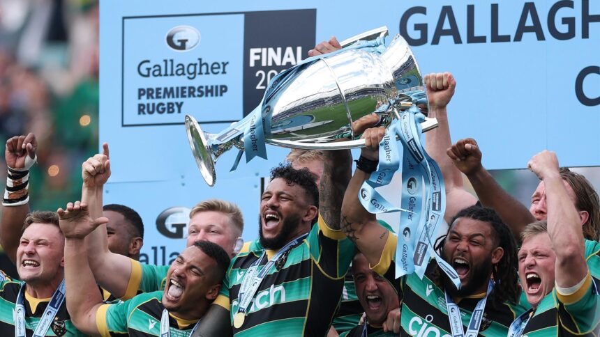 Saints edge 14-man Bath to clinch Premiership crown in Twickenham thriller