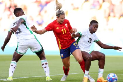 스페인 대 나이지리아 - 올림픽 여자 축구 경기가 실제로 일어났습니다