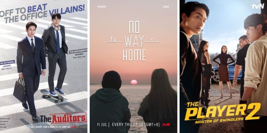 tvN Asia July Highlights: “The Auditors,” Fresh Variety, and More Must-Watch Programs