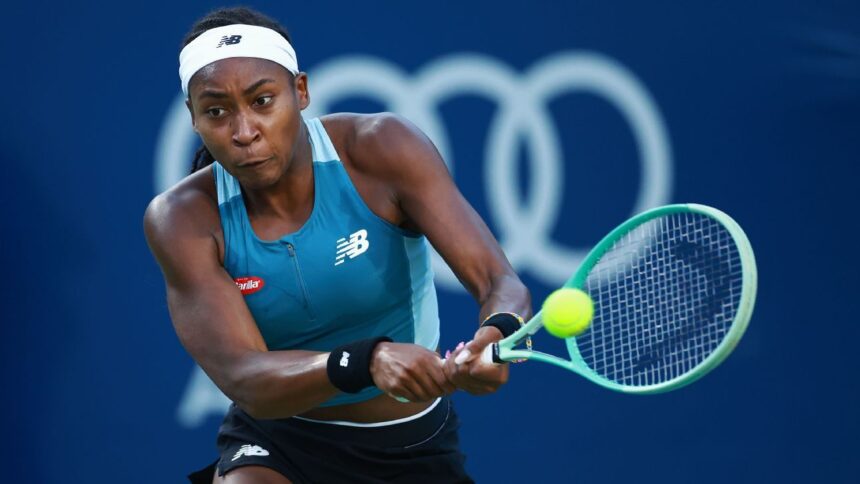 Coco Gauff, National Bank Open에서 Diana Shnaider에게 화를 내다