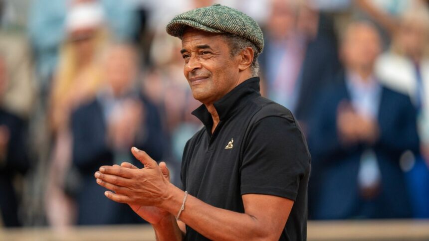 전 슬램 챔피언 야닉 노아(Yannick Noah)가 프랑스에서 장애인 테니스 선수로 출전합니다